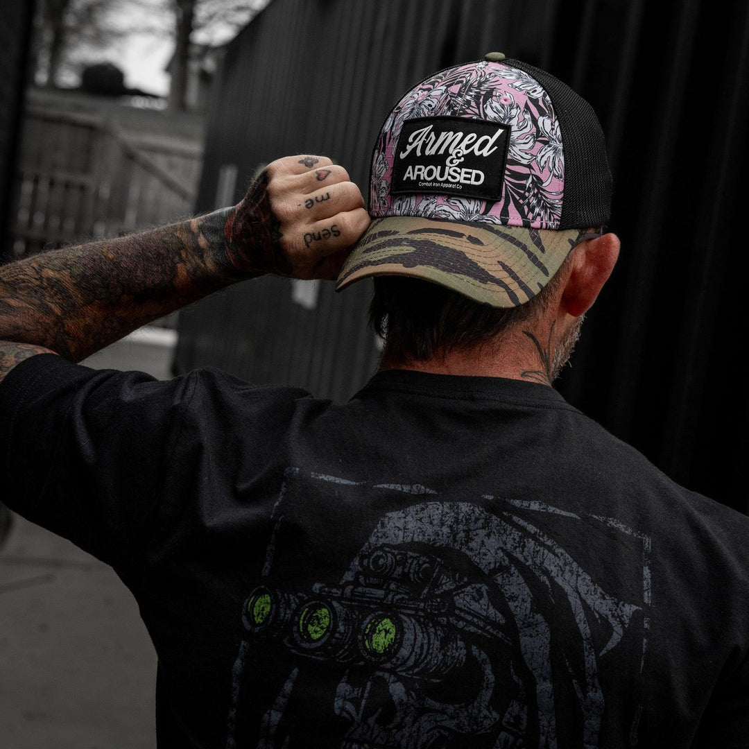 One Revolver Surfboards - Armed &amp; Aroused Patch Original Ripstop Snapback Hat HEADWEAR