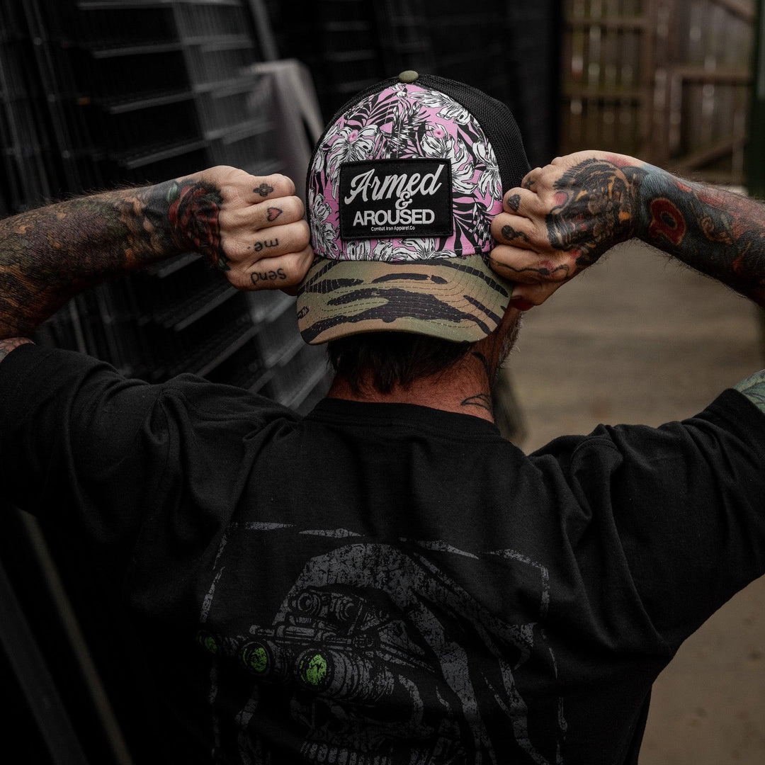 One Revolver Surfboards - Armed &amp; Aroused Patch Original Ripstop Snapback Hat HEADWEAR