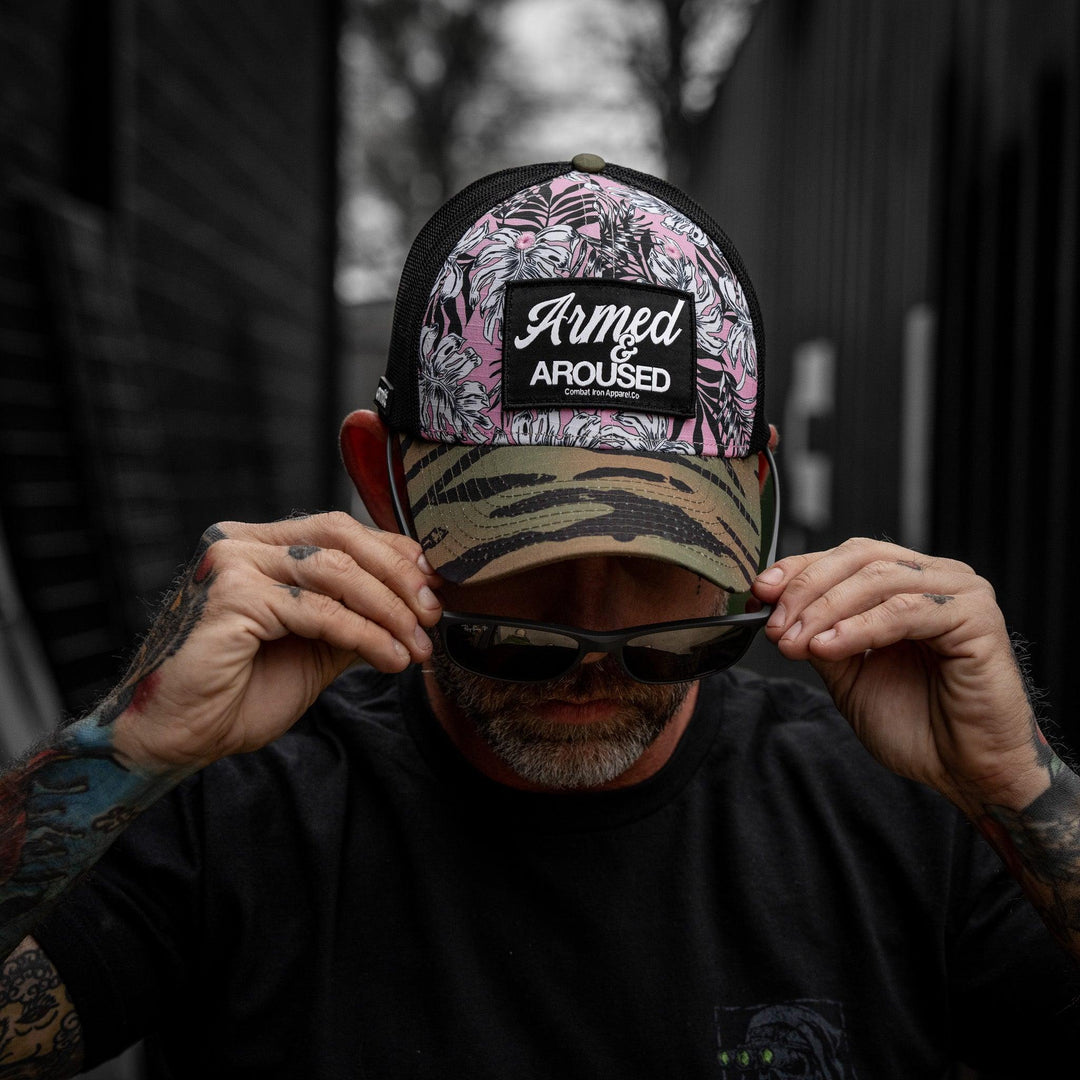 One Revolver Surfboards - Armed &amp; Aroused Patch Original Ripstop Snapback Hat HEADWEAR
