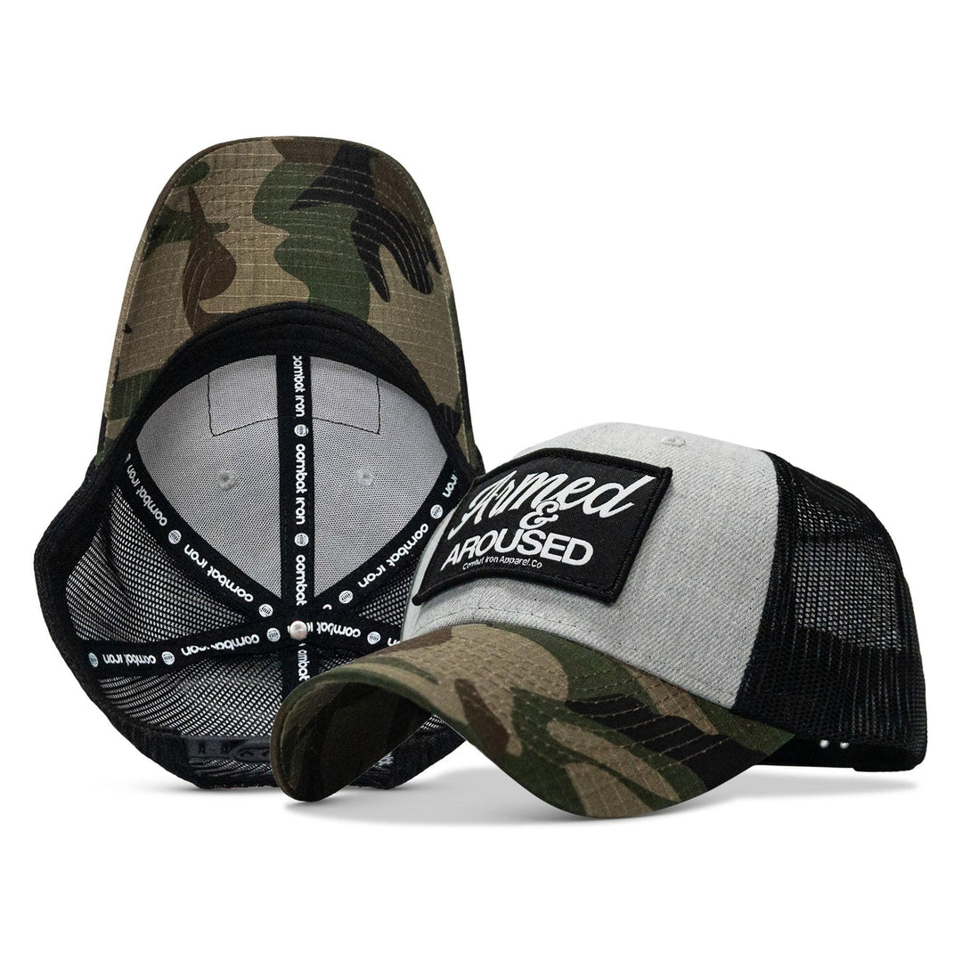 One Revolver Surfboards - Armed &amp; Aroused Patch Original Ripstop Snapback Hat HEADWEAR
