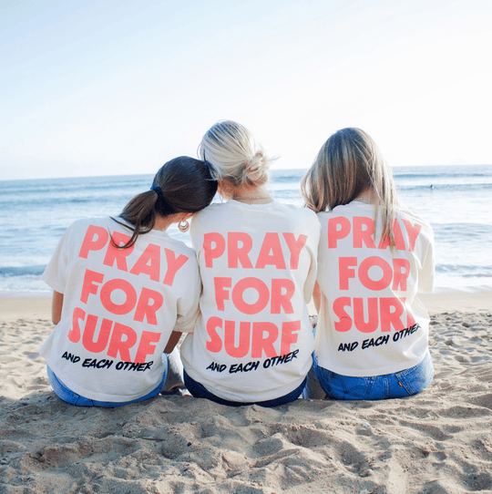 Pray for Surf Adult Tee - One Revolver Surfboards