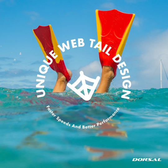 DORSAL Lifeguard Floating Swim Fins (Flippers)