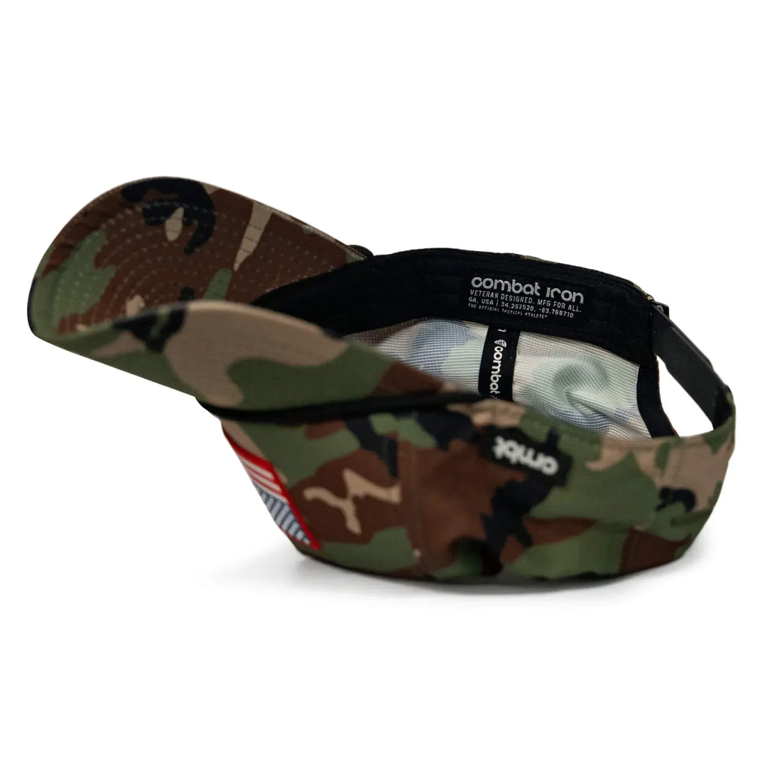 One Revolver Surfboards - American Flag PVC Patch Waterproof Weekender Snapback WEEKENDER MESH SNAPBACK