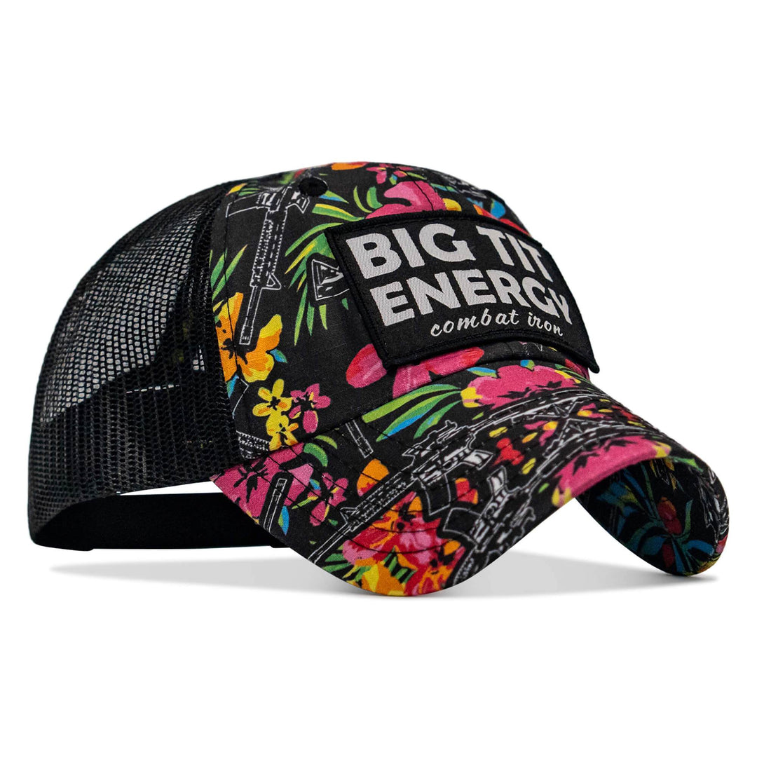 Big Tit Energy Patch Ripstop Mesh Snapback Hat - One Revolver Surfboards