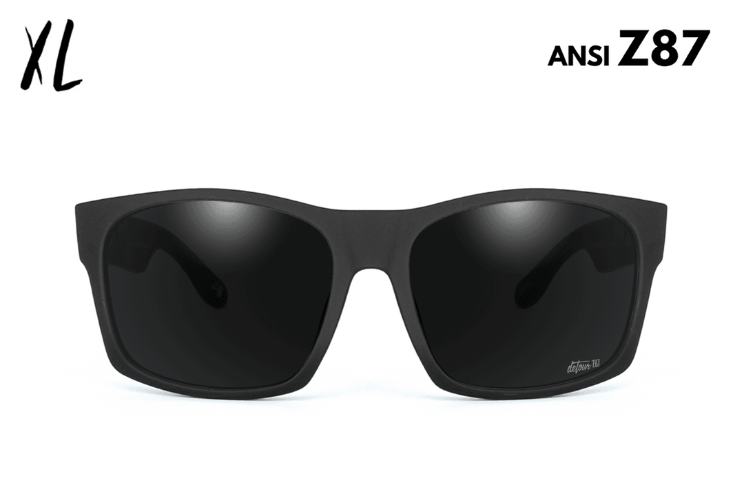 Big Kahuna XL - Matte Black - Jet Black Polarized - ANSI Z87 - One Revolver Surfboards