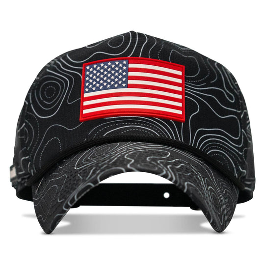American Flag PVC Patch Waterproof Weekender Snapback - One Revolver Surfboards