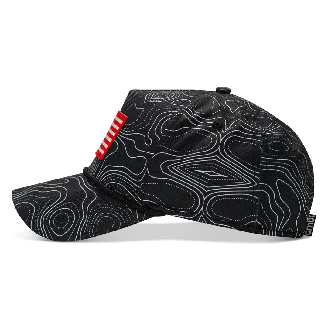 One Revolver Surfboards - American Flag PVC Patch Waterproof Weekender Snapback WEEKENDER MESH SNAPBACK