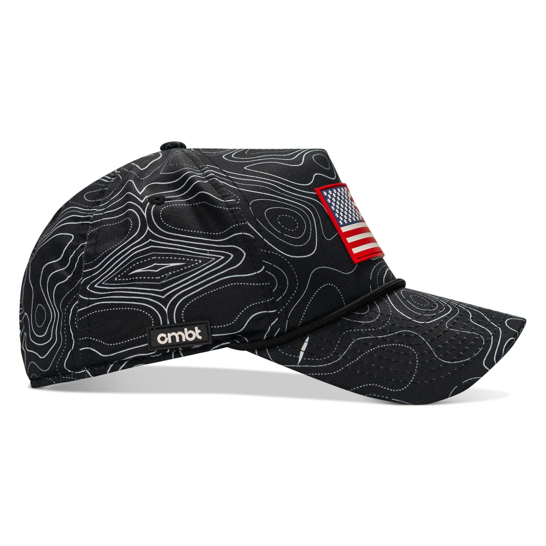 American Flag PVC Patch Waterproof Weekender Snapback