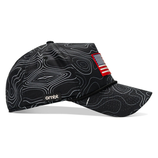 American Flag PVC Patch Waterproof Weekender Snapback