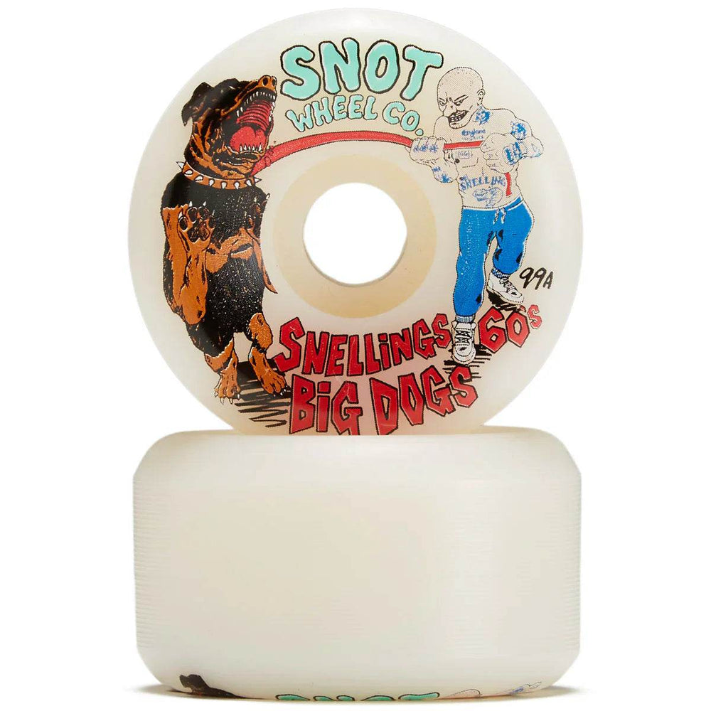 SNOT Snellings Big Dogs 60mm 99a Skateboard Wheels - One Revolver Surfboards