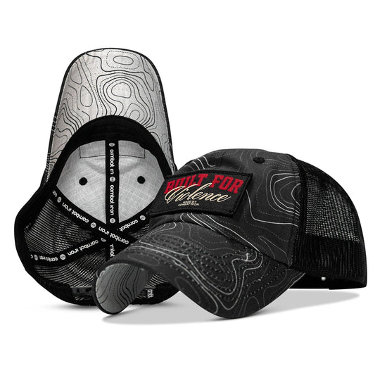 One Revolver Surfboards - Built For Violence Tactical Ripstop Mesh Snapback Hat HEADWEAR