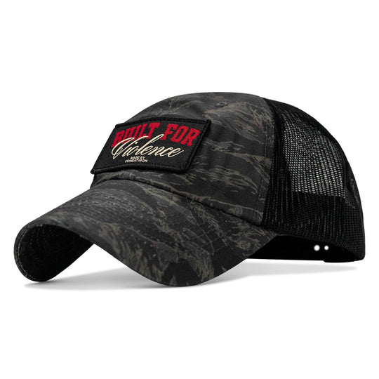 One Revolver Surfboards - Built For Violence Tactical Ripstop Mesh Snapback Hat HEADWEAR