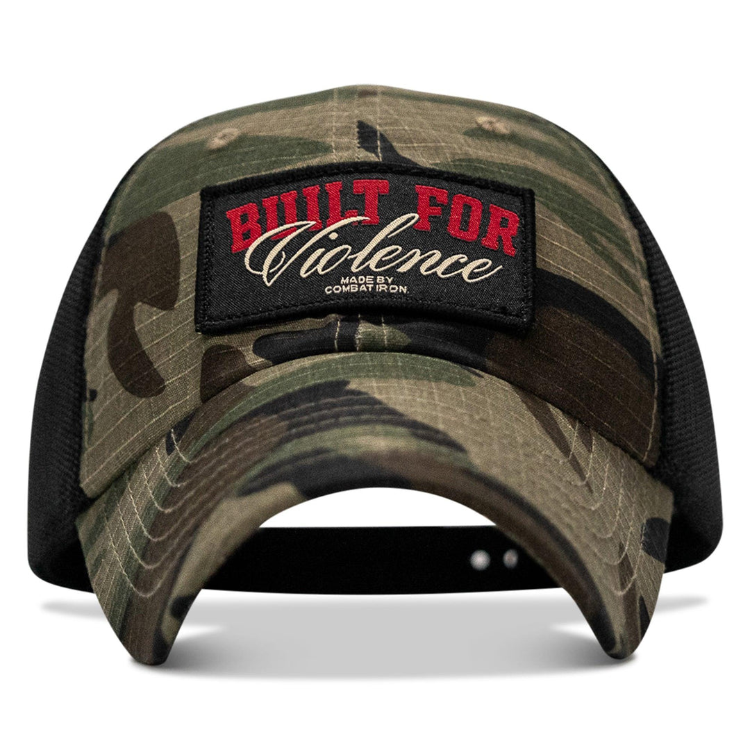 One Revolver Surfboards - Built For Violence Tactical Ripstop Mesh Snapback Hat HEADWEAR