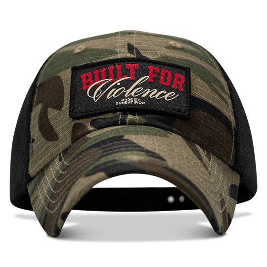 One Revolver Surfboards - Built For Violence Tactical Ripstop Mesh Snapback Hat HEADWEAR