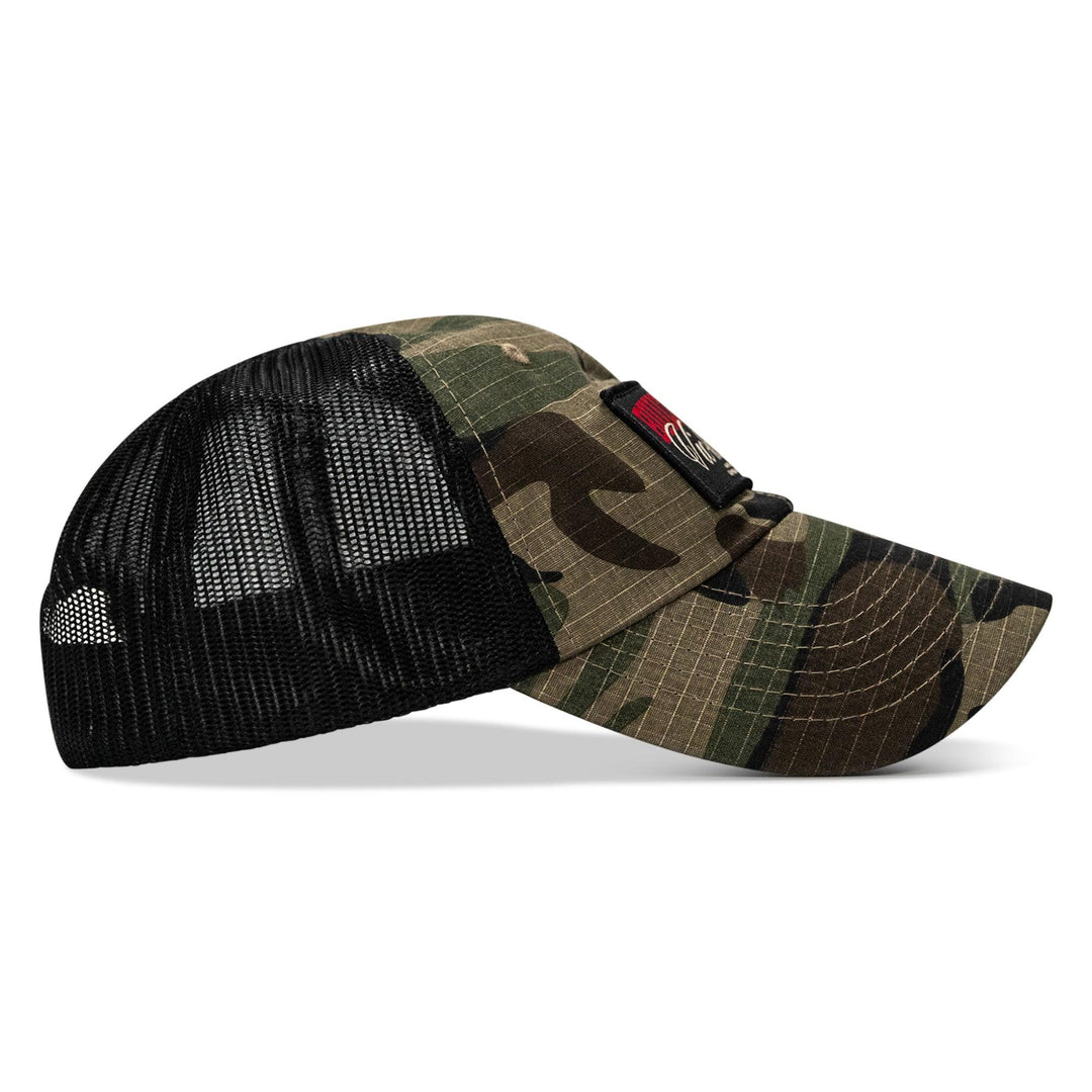 One Revolver Surfboards - Built For Violence Tactical Ripstop Mesh Snapback Hat HEADWEAR