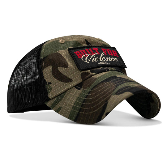 One Revolver Surfboards - Built For Violence Tactical Ripstop Mesh Snapback Hat HEADWEAR