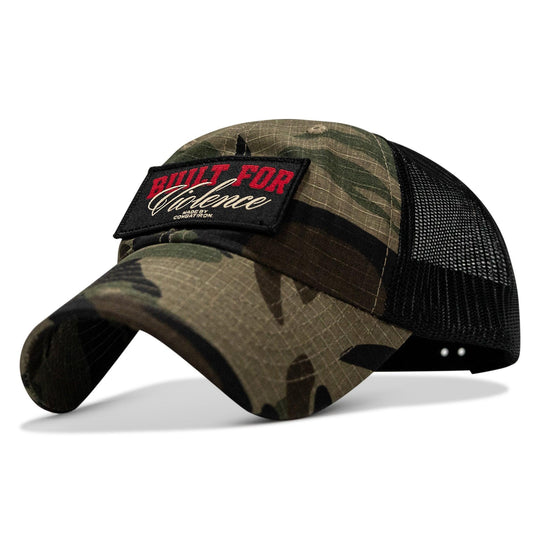 One Revolver Surfboards - Built For Violence Tactical Ripstop Mesh Snapback Hat HEADWEAR