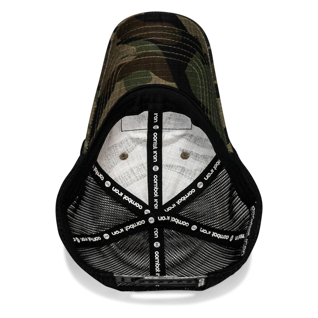 One Revolver Surfboards - Built For Violence Tactical Ripstop Mesh Snapback Hat HEADWEAR