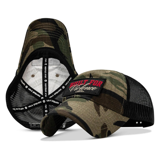 One Revolver Surfboards - Built For Violence Tactical Ripstop Mesh Snapback Hat HEADWEAR