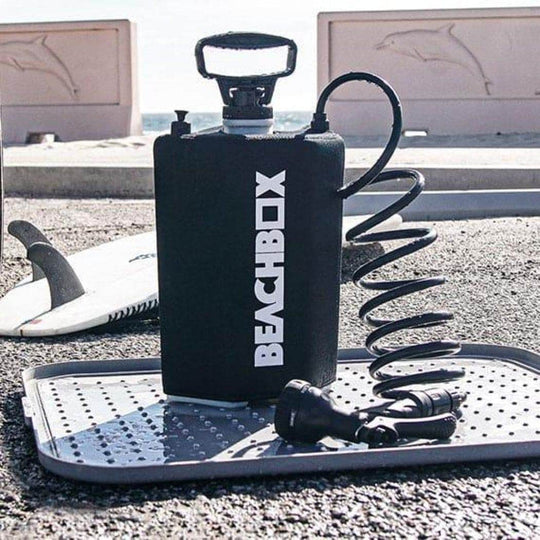 BeachBox Portable Shower Tank 'Black' - One Revolver Surfboards