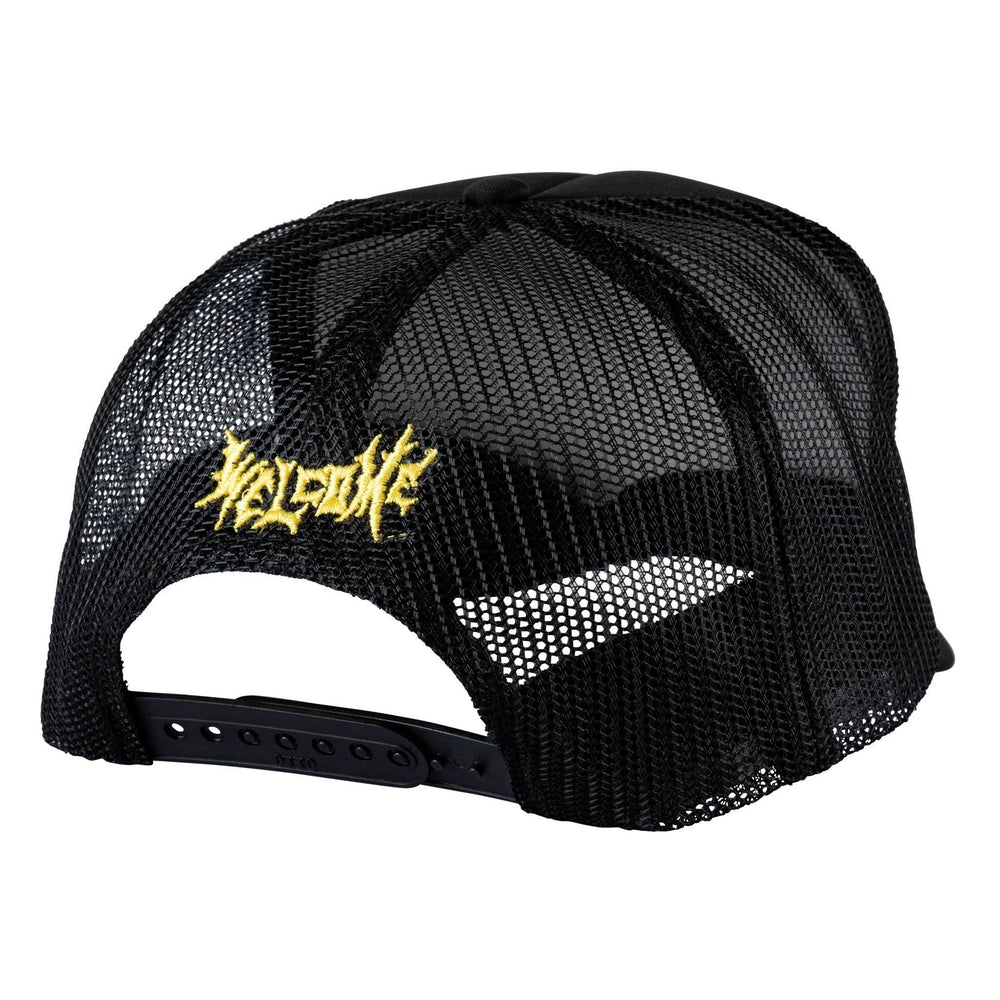 WELCOME X BEETLEJUICE THREE TIMES TRUCKER HAT - One Revolver Surfboards