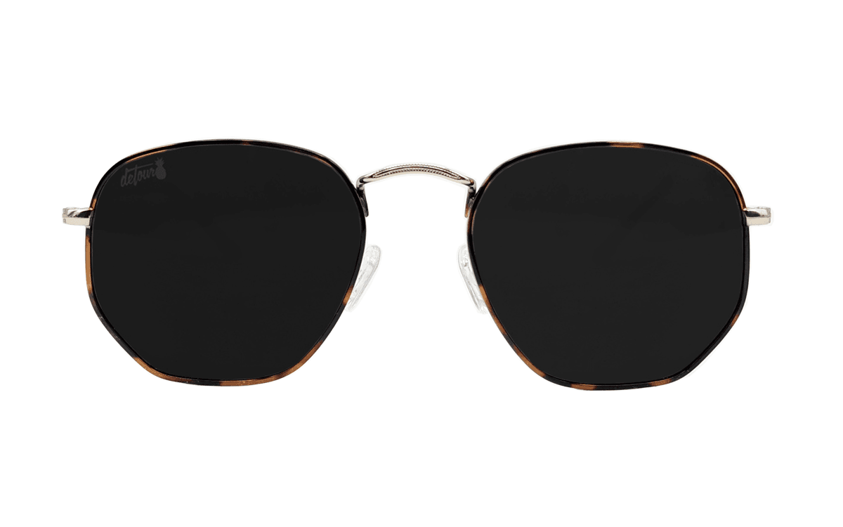 Tortoise Shell - Jet Black Polarized - Bermuda - One Revolver Surfboards