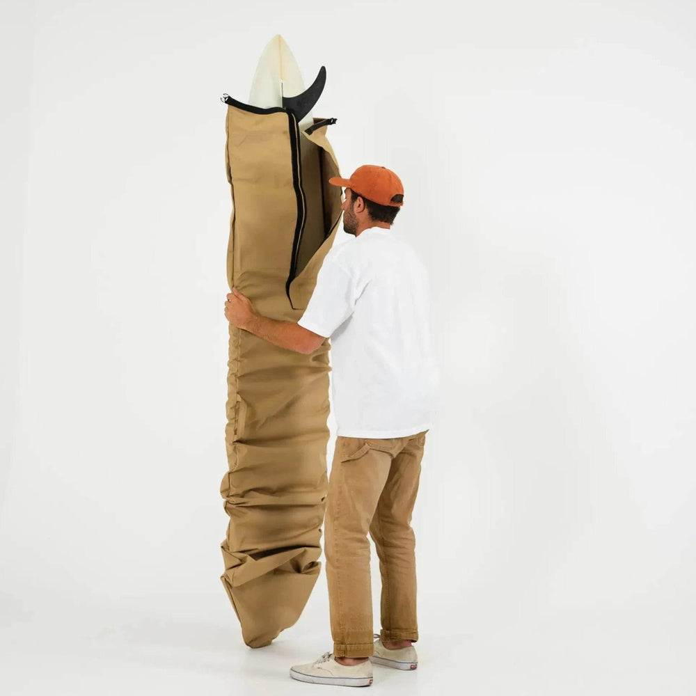 FARO Canvas Surfboard Bag (tan color) - Surfboard Bag - One Revolver Surfboards