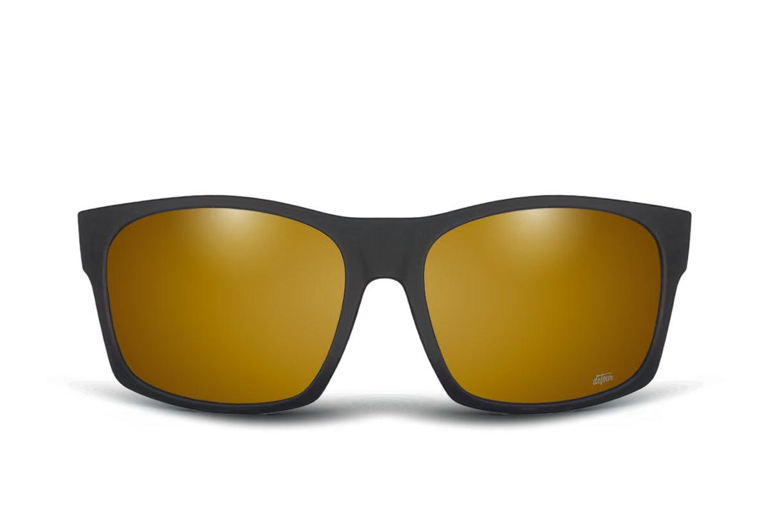 One Revolver Surfboards - Big Kahuna XL - Matte Black - 24k Gold Polarized Big Kahuna