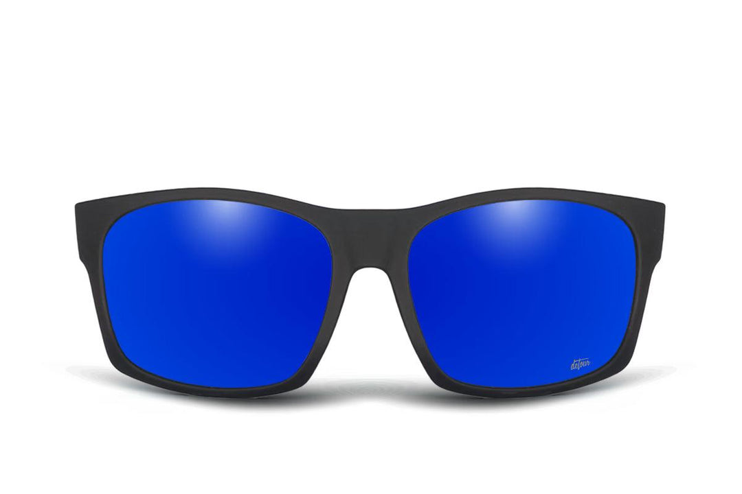 One Revolver Surfboards - Big Kahuna XL - Matte Black - Deep Blue Polarized Big Kahuna