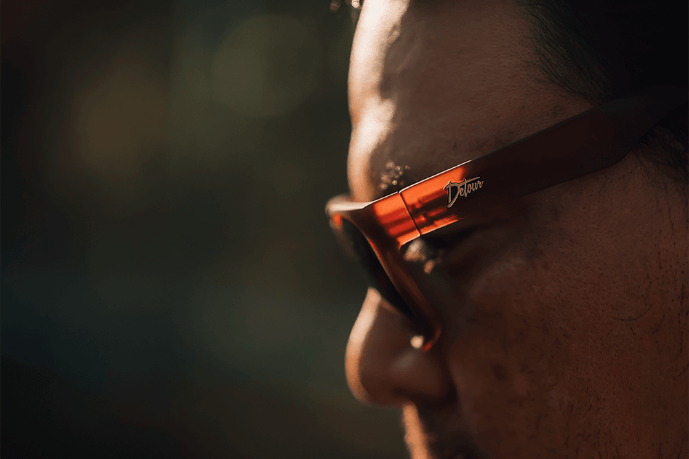 Big Kahuna XL - Frosted Burgundy - Jet Black Polarized - One Revolver Surfboards