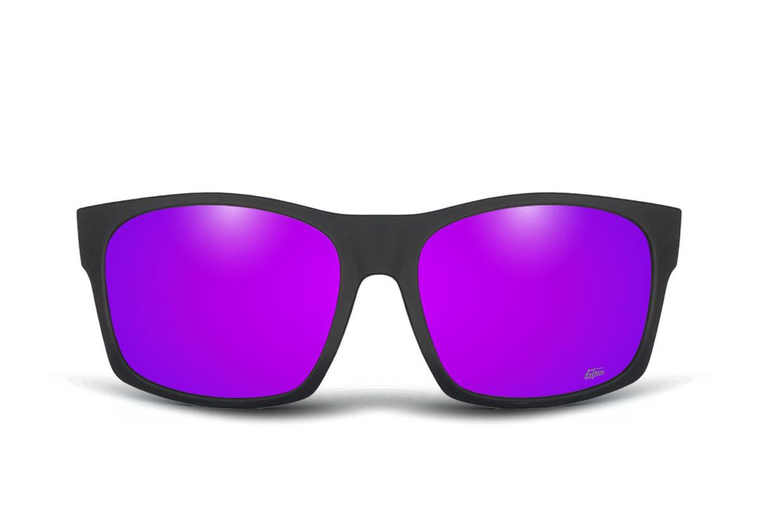 One Revolver Surfboards - Big Kahuna XL - Matte Black - Purple Polarized Big Kahuna