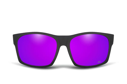 One Revolver Surfboards - Big Kahuna XL - Matte Black - Purple Polarized Big Kahuna