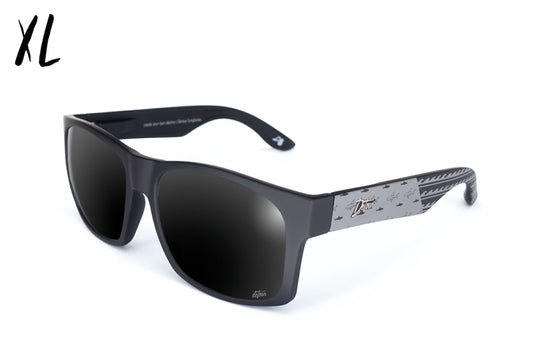 Big Kahuna XL - Sharks &amp; Stripes Blackout - Jet Black Polarized