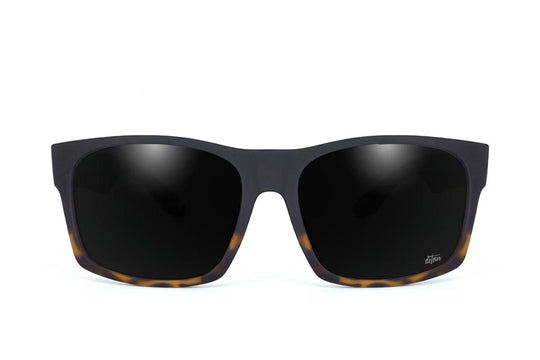 One Revolver Surfboards - Big Kahuna XL - Tortoise Fade - Jet Black Polarized Big Kahuna