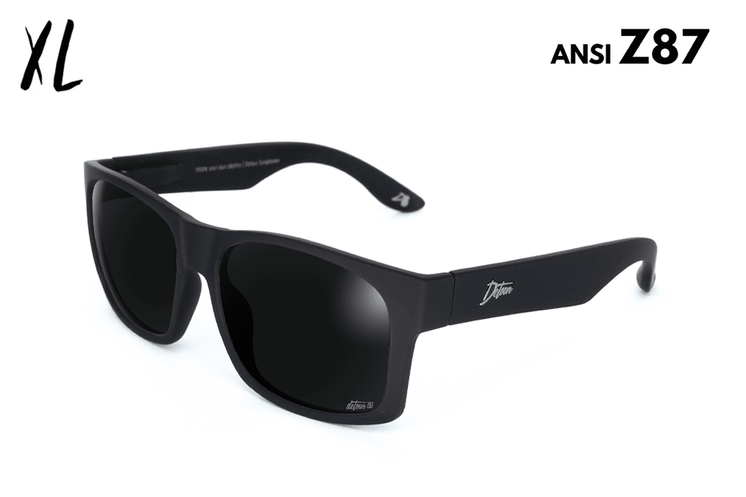 Big Kahuna XL - Matte Black - Jet Black Polarized - ANSI Z87 - One Revolver Surfboards