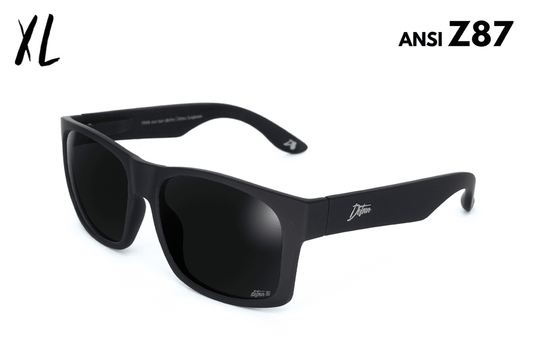 Big Kahuna XL - Matte Black - Jet Black Polarized - ANSI Z87 - One Revolver Surfboards
