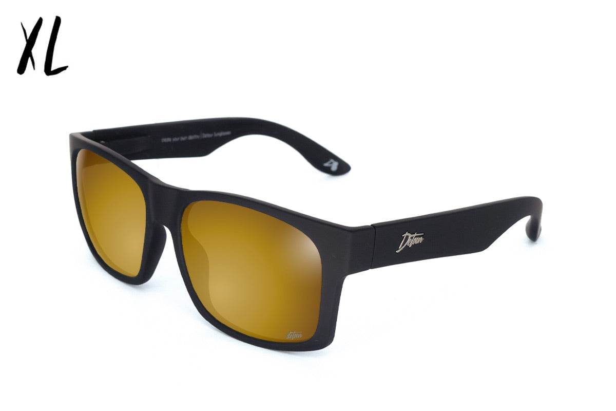 Big Kahuna XL - Matte Black - 24k Gold Polarized - One Revolver Surfboards
