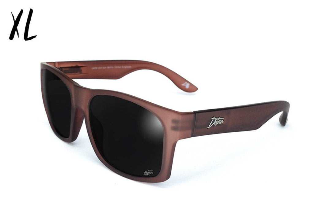Big Kahuna XL - Frosted Burgundy - Jet Black Polarized - One Revolver Surfboards