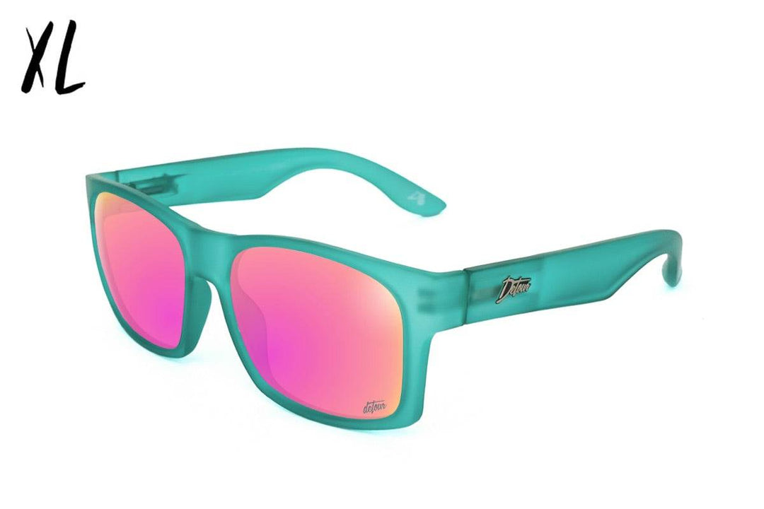 Big Kahuna XL - Frosted Green - Pink Polarized - One Revolver Surfboards