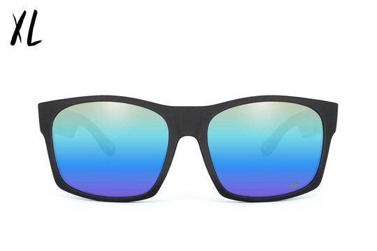 Big Kahuna XL - Matte Black - Blue Gold Gradient Polarized - One Revolver Surfboards