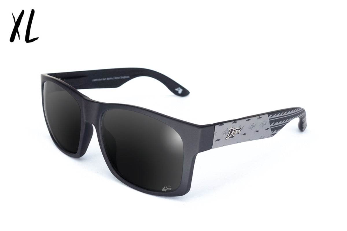 Big Kahuna XL - Sharks & Stripes Blackout - Jet Black Polarized - One Revolver Surfboards