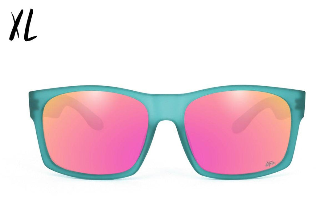 Big Kahuna XL - Frosted Green - Pink Polarized - One Revolver Surfboards