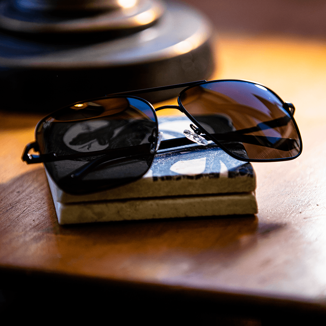 Coastal - Matte Black - Jet Black Polarized - One Revolver Surfboards