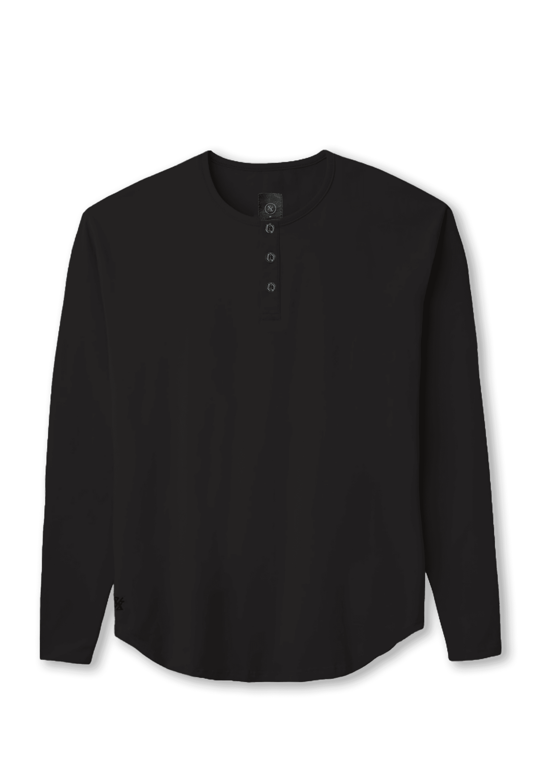 L/S Henley Curved Hem VX - One Revolver Surfboards