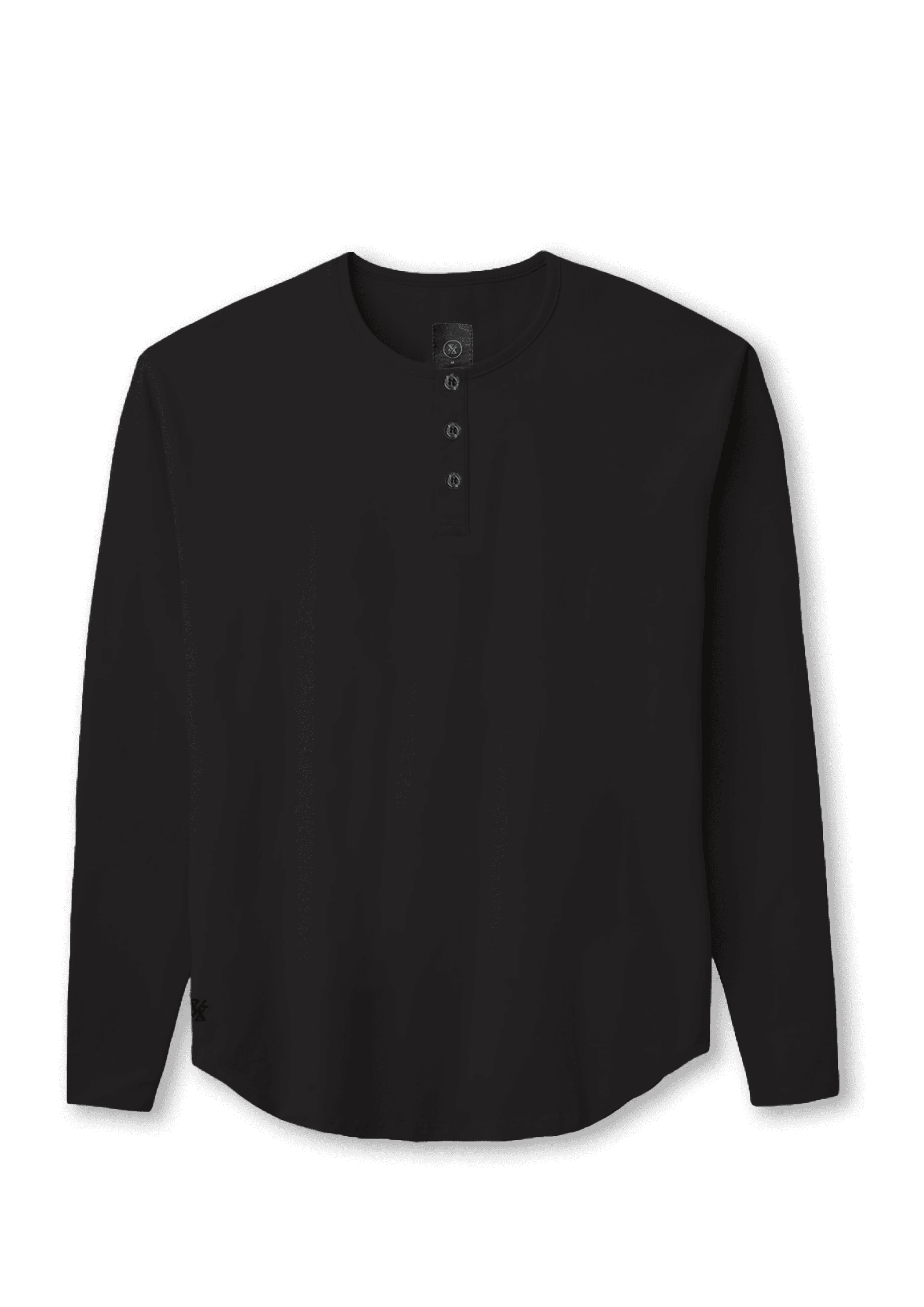 L/S Henley Curved Hem VX - One Revolver Surfboards