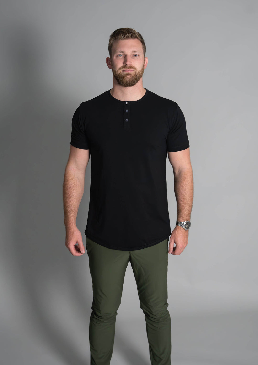 Henley Curved Hem - One Revolver Surfboards