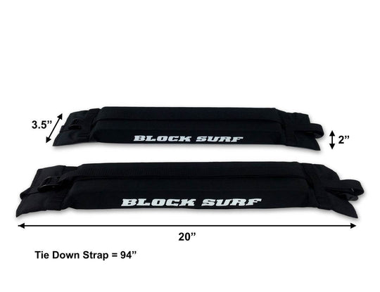 OUTLET | 2 Surfboard Car Top Soft Rack - One Revolver Surfboards