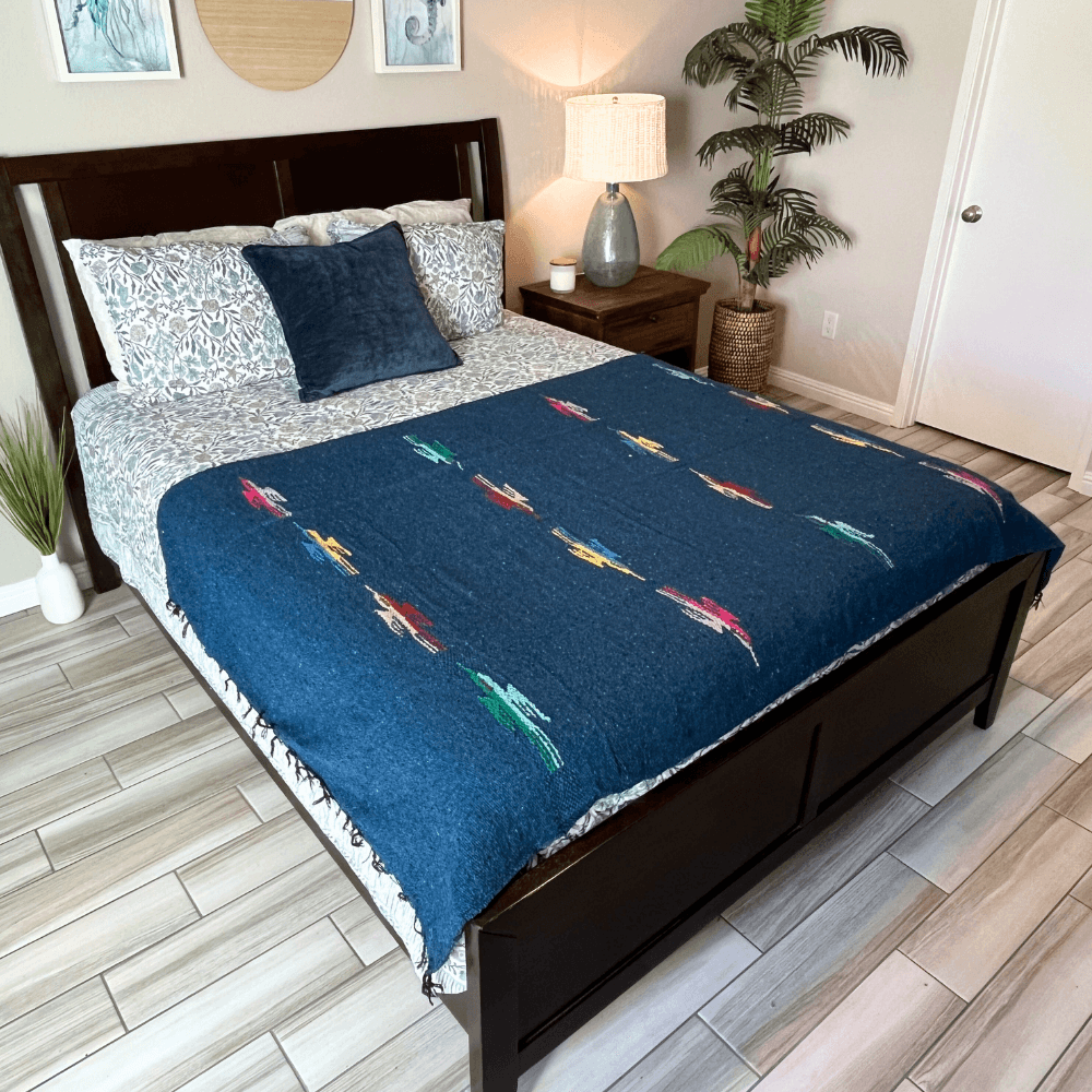 Slate Blue Baja Thunderbird Blanket - One Revolver Surfboards