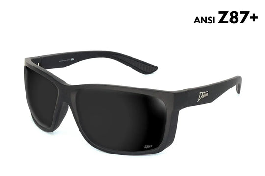 One Revolver Surfboards - Breach - Matte Black - Jet Black Polarized ANSI Z87+ Breach