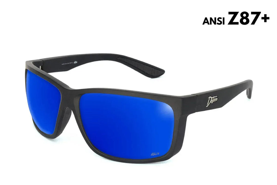 One Revolver Surfboards - Breach - Matte Black - Deep Blue Polarized ANSI Z87+ Breach